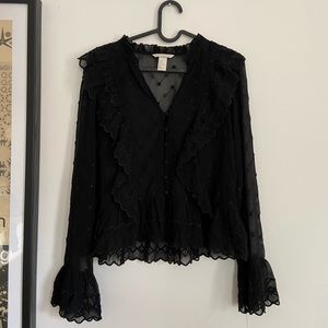 H&M Ruffled Blouse